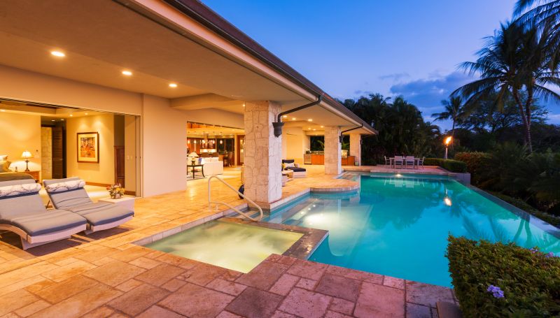 Outdoor Pool Paving